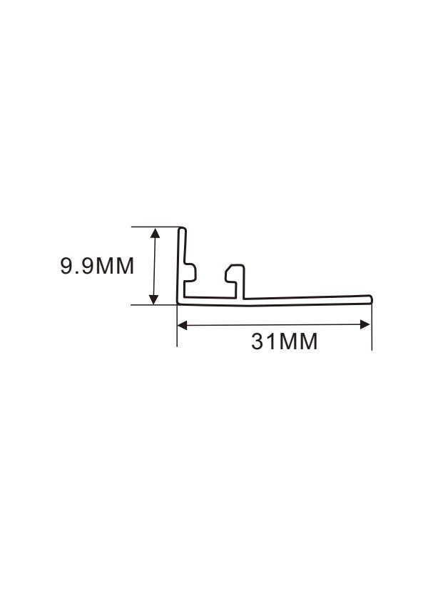 1cm LED Channel _MLB Series_ Model(YX)_ 1.0公分磁吸燈箱