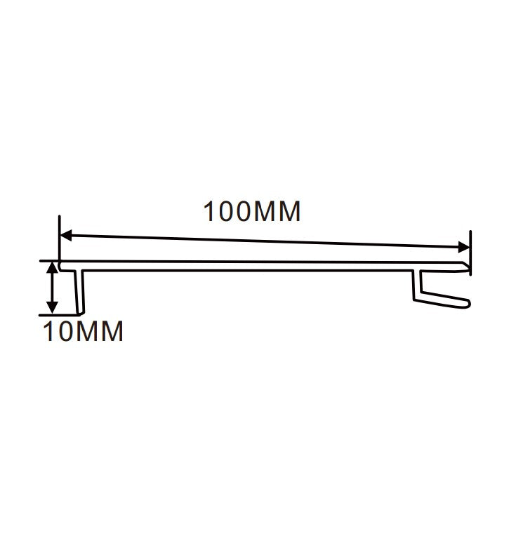 10×100mm  LED Channel _ SEG Series _ Model(YX) _10分單面可彎卡布燈箱料