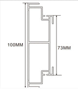 10cm LED Channel _WLP Series_ Model(YX)_ 10公分平面地鐵導視燈箱（新款）