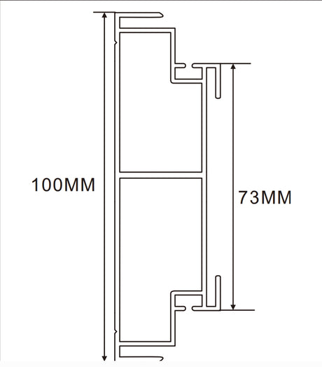 10cm LED Channel _WLP Series_ Model(YX)_ 10公分平面地鐵導視燈箱（新款）