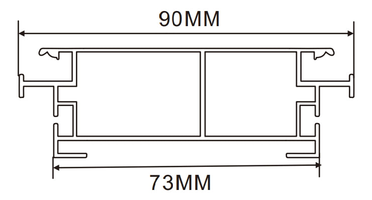 10cm LED Channel _WLP Series_ Model(YX)_ 10公分平面地鐵導視燈箱（新款）