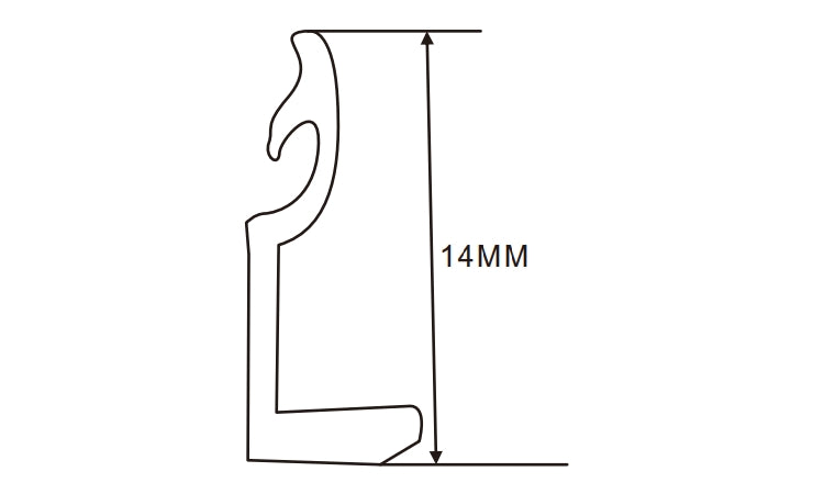 10cm LED Channel _WLP Series_ Model(YX)_ 10公分平面地鐵導視燈箱（新款）