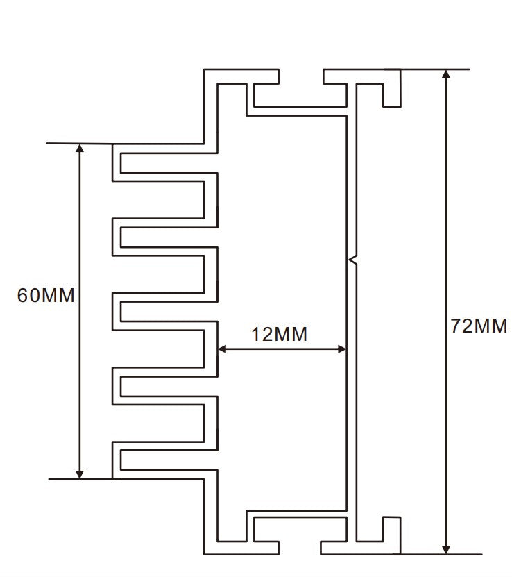 10cm LED Channel _WLP Series_ Model(YX)_ 10 公分地鐵導視燈箱