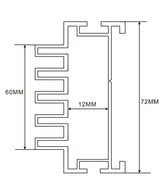 10cm LED Channel _WLP Series_ Model(YX)_ 10 公分地鐵導視燈箱