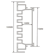 10cm LED Channel _WLP Series_ Model(YX)_ 10公分地鐵導視燈箱 (新款)