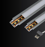 12.6 x 9.6 mm LED Channel _ SCL Series _ Model(JY) _ 免焊10x10三色變光櫃體燈