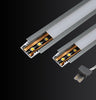12.6 x 9.6 mm LED Channel _ SCL Series _ Model(JY) _ 免焊10x10三色變光櫃體燈
