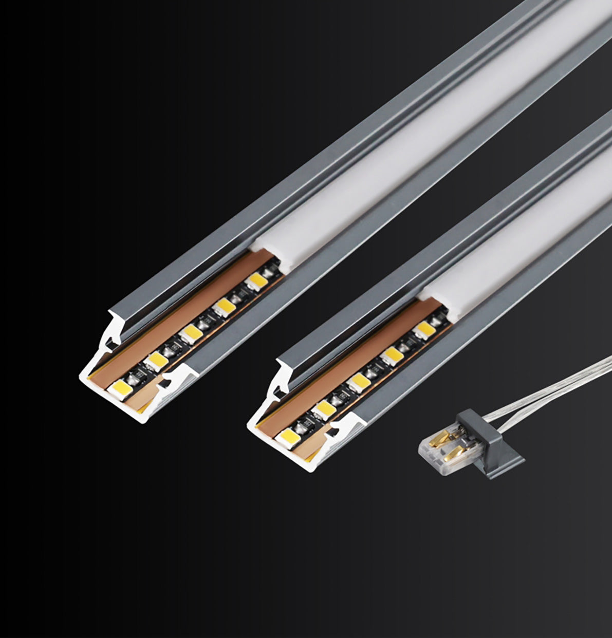 11.7 x 10 mm LED Channel _ SCL Series _ Model(JY) _ 免焊10x10櫃體 (M+ -穿插式)