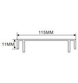 115x11mm LED Channel _VFL Series_ Model(YX)_ 11.5折彎吸塑燈箱料