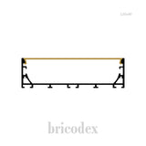 120x40 mm LED Channel _ SML Series _ Model(HL) _ 120x40