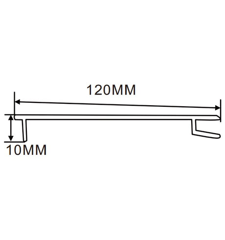 10×120mm  LED Channel _ SEG Series _ Model(YX) _ 12分單面可彎卡布燈箱料