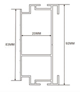 12cm LED Channel _WLP Series_ Model(YX)_ 12公分平面地鐵導視燈箱料