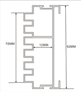 12cm LED Channel _WLP Series_ Model(YX)_12公分地鐵導視燈箱料