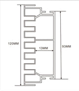 12cm LED Channel _WLP Series_ Model(YX)_ 12公分地鐵導視燈箱料（新款）