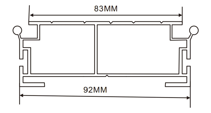 12cm LED Channel _WLP Series_ Model(YX)_ 12公分平面地鐵導視燈箱料