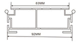 12cm LED Channel _WLP Series_ Model(YX)_ 12公分平面地鐵導視燈箱料