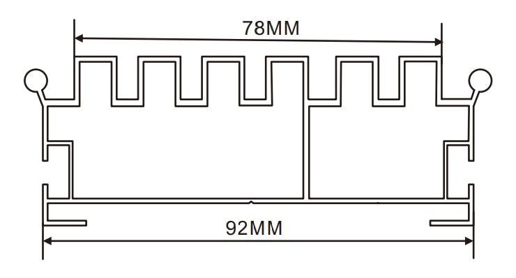 12cm LED Channel _WLP Series_ Model(YX)_12公分地鐵導視燈箱料