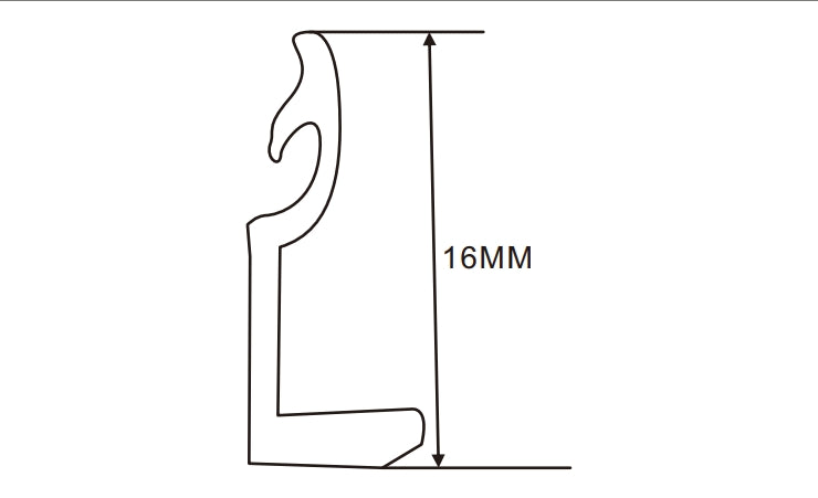 12cm LED Channel _WLP Series_ Model(YX)_12公分平面地鐵導視燈箱料（新款）