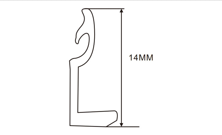 12cm LED Channel _WLP Series_ Model(YX)_ 12公分地鐵導視燈箱料（新款）