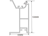 108×98.6mm LED Channel _FLP Series_ Model(YX)_ 12x10拉布燈箱料