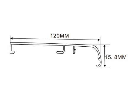 120×107.5mm LED Channel _FLP Series_ Model(YX)_ 12x12 A款拉布燈箱料