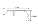 105×58mm LED Channel _FLP Series_ Model(YX)_ 12x6雙面拉布燈箱料