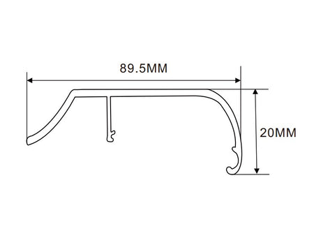 105×58mm LED Channel _FLP Series_ Model(YX)_ 12x9 A款拉布燈箱料
