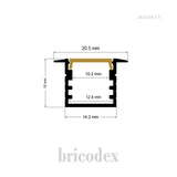 15x14.2 mm LED Channel _ SML Series _ Model(HL) _ 14.5x14.5-T