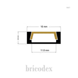16x7mm  LED Channel _ SML Series _ Model(HL) _ 1607