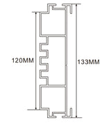 16cm LED Channel _WLP Series_ Model(YX)_ 16公分凹凸⾯地鐵導視燈箱料