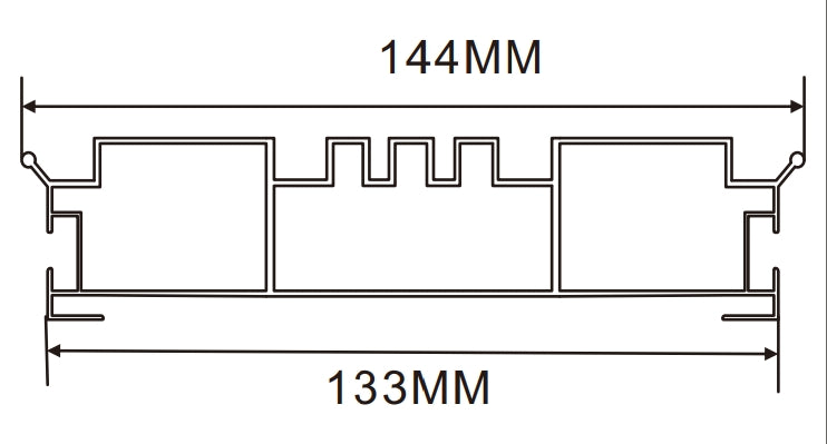 16cm LED Channel _WLP Series_ Model(YX)_ 16公分凹凸⾯地鐵導視燈箱料