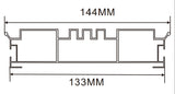 16cm LED Channel _WLP Series_ Model(YX)_ 16公分凹凸⾯地鐵導視燈箱料