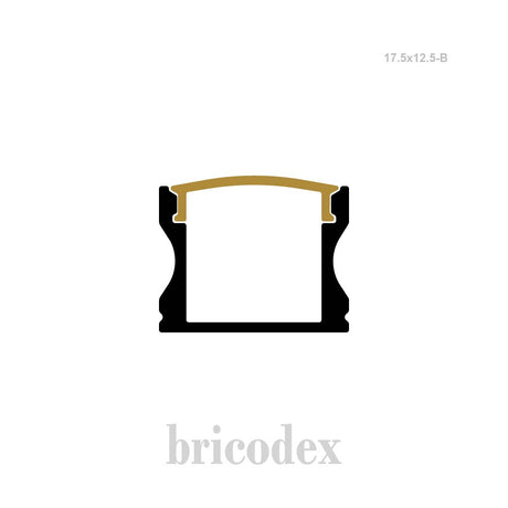 17.5x12.5mm  LED Channel _ SML Series _ Model(HL) _ 17.5x12.5-B