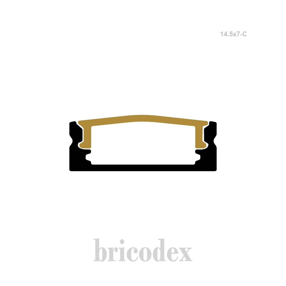 17.5x7 mm LED Channel _ SML Series _ Model(HL) _ 17.5x7-C