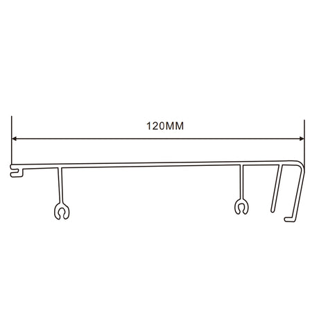 55mm & 83mm & 120mm LED Channel _MLP Series_ Model(YX)_ 平⾯點餐單面燈箱料