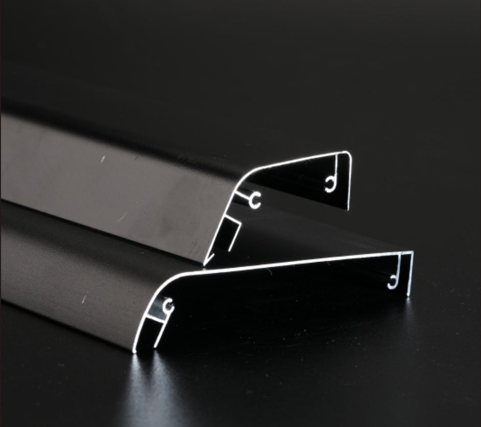 65mm & 113mm LED Channel _MLP Series_ Model(YX)_ 弧形點餐不開啟燈箱料