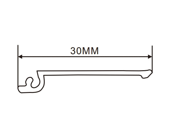 3cm LED Channel _PFL Series_ Model(YX)_ 3公分平蓋海報夾