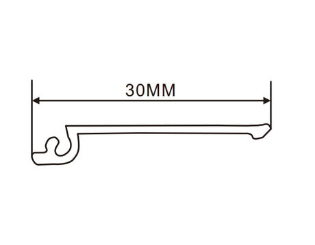 3cm LED Channel _PFL Series_ Model(YX)_ 3公分平蓋海報夾