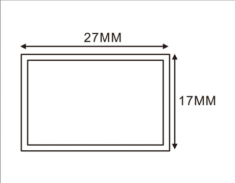 30cm&27cm LED Channel _PFL Series_ Model(YX)_ 海報夾方管燈箱料