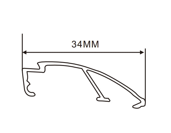 3.5cm LED Channel _PFL Series_ Model(YX)_ 3.5公分海報夾燈箱料