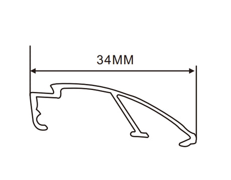 3.5cm LED Channel _PFL Series_ Model(YX)_ 3.5公分海報夾燈箱料