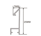 25×7mm LED Channel _SFL Series_ Model(YX)_ 2507畫框燈箱料