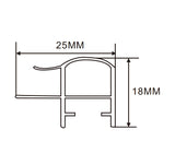 25×18mm LED Channel _SFL Series_ Model(YX)_ 2518 畫框燈箱料