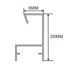 25×8mm LED Channel _SFL Series_ Model(YX)_ 2508畫框燈箱料