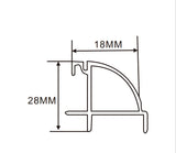 28×18mm  LED Channel _SFL Series_ Model(YX)_ 2818畫框燈箱料