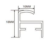 18×10mm LED Channel _SFL Series_ Model(YX)_ 1018畫框燈箱料