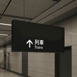 10cm LED Channel _WLP Series_ Model(YX)_ 10公分平面地鐵導視燈箱（新款）