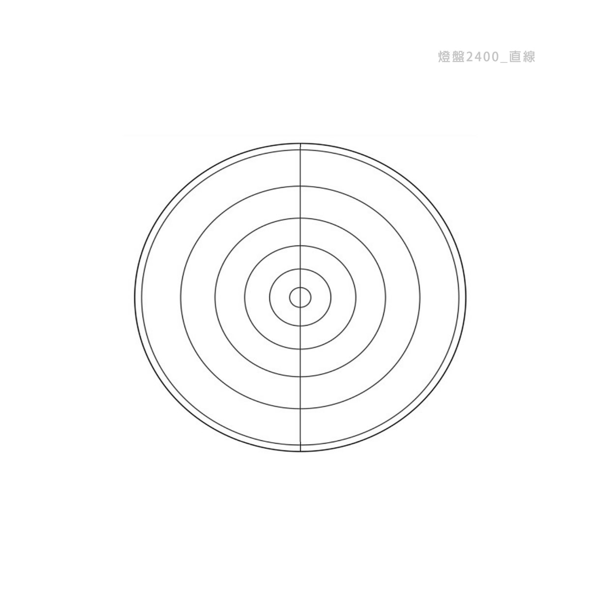 2390 x 60 mm LED Channel _ GRG Panel Series _ Model _ 燈盤2400