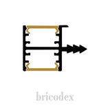 18.4x17mm LED Channel _FSL Series_ Model(HL)_ 18SML-B