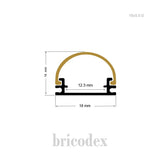 18x14 mm LED Channel _ U3D Series _ Model(HL) _ 18x5.5-D